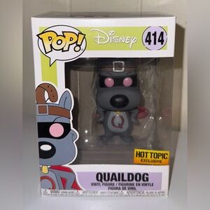 Funko Pop! Disney Quaildog Vinyl Figure - Gray, Black, Pink